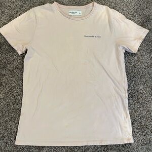 Abercrombie & Fitch Light Pink Graphic T-Shirt